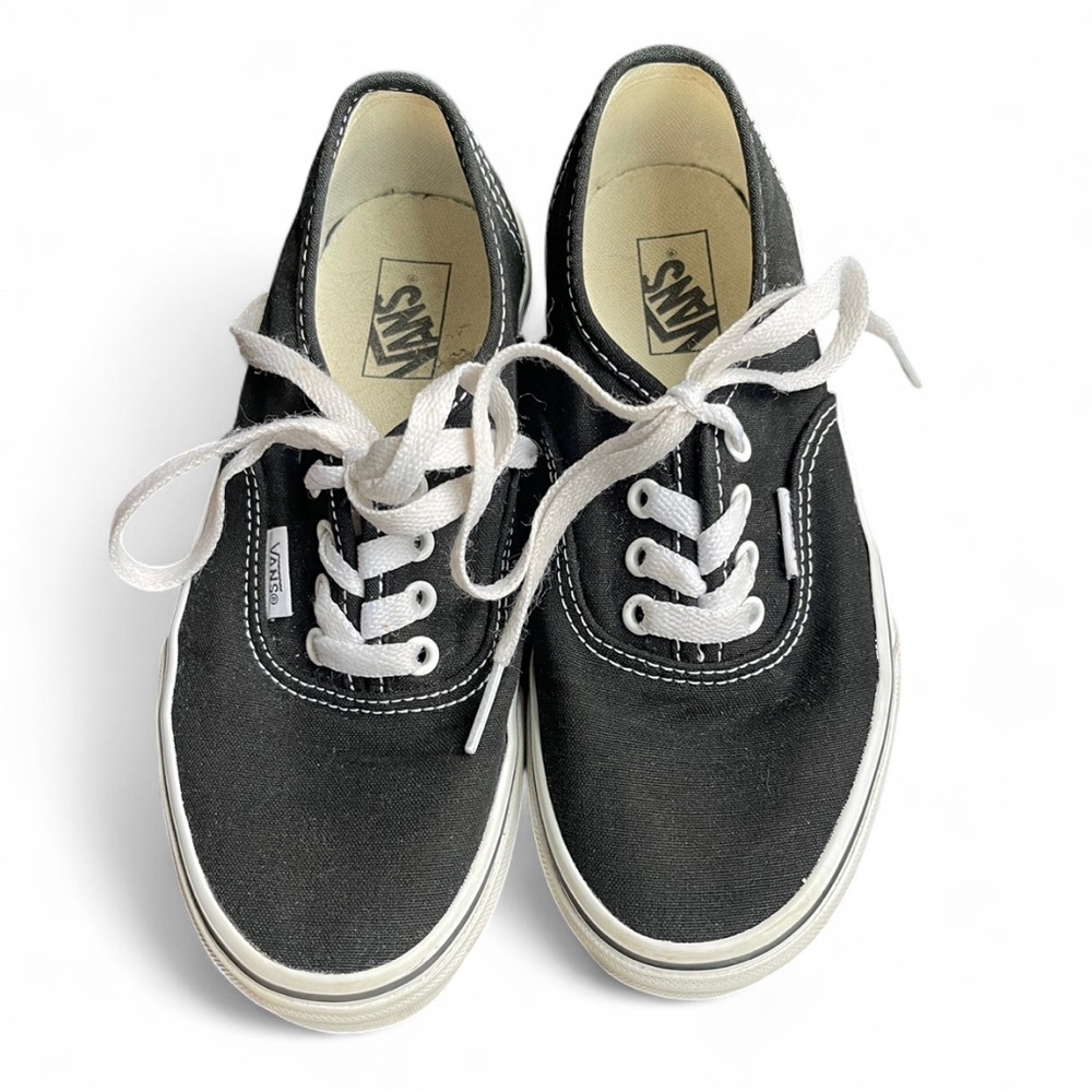 Vans Kids Black and White Sneakers
